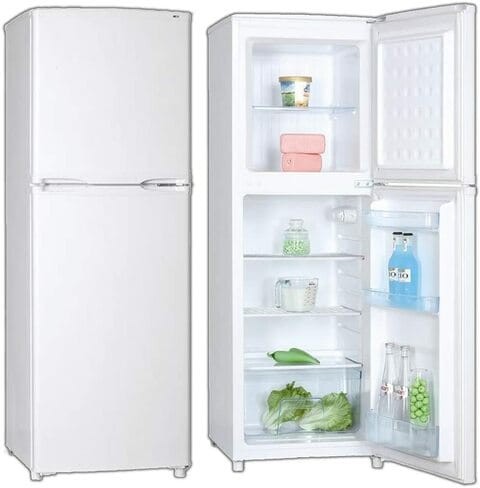 Super General Double Door Refrigerator 190 Liter, White - SGR198H