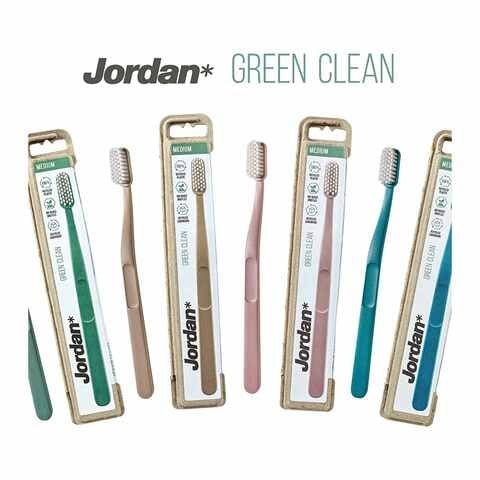 Jordan green medium size toothbrush