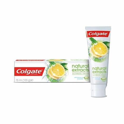 Colgate Toothpaste with Aloe Vera and Lemon Oil Fresh 100 gm