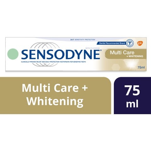 Sensodyne Toothpaste Multi Care + Whitening Toothpaste 75 ml