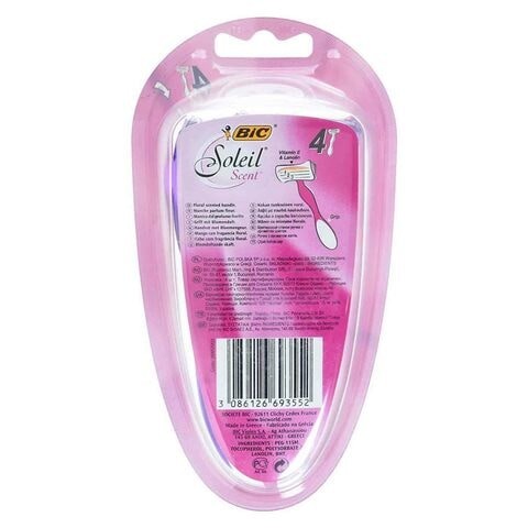 BIC DISP/RAZ SOLEIL SCENT LADY X4