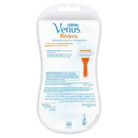 Gillette Venus Riviera Razor 2 Pieces