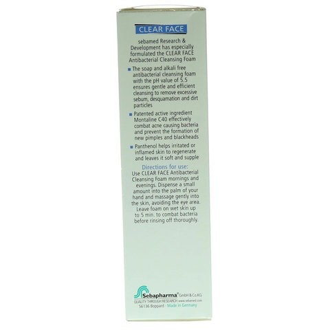 Sebamed Anti-Bacterial Facial Cleansing Foam 150ml