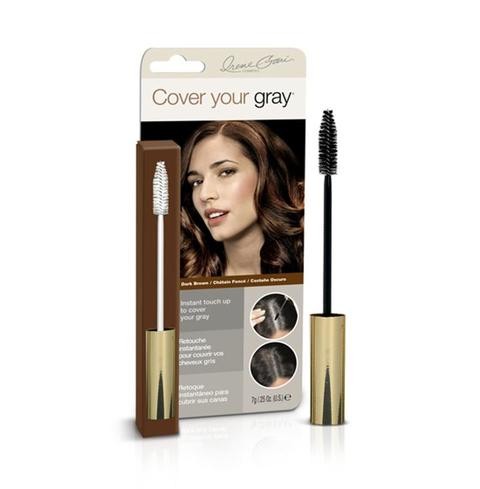 Cover the gray brush with dark brown 7g