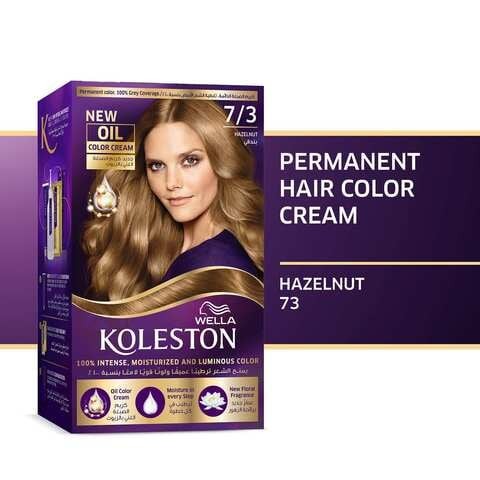 Wella Koleston Permanent Hair Dye Kit 7/3 Hazelnut