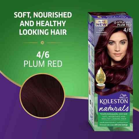 Wella Koleston Naturals Hair Color Kit Semi Burgundy 4/6