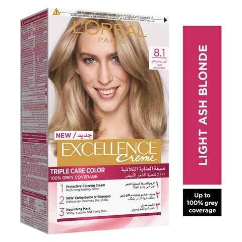 L'Oreal Paris Excellence 8.1 Light Ash Blond