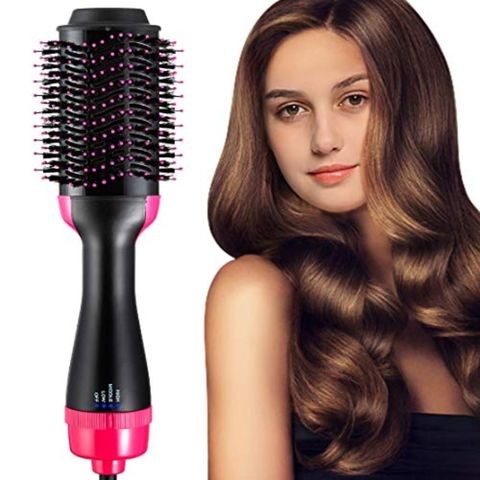 Mojoni Hot Air Brush, 1 Step Hair Dryer & Volumizer, 2 in 1 Electric Hair Drying Brush Comb