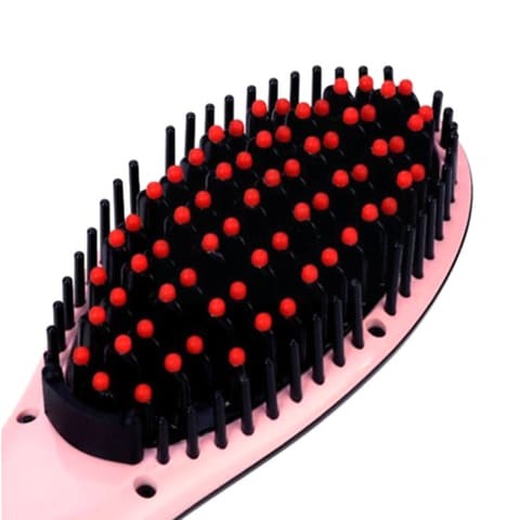 Ceramic Electric Hair Brush With LCD Display