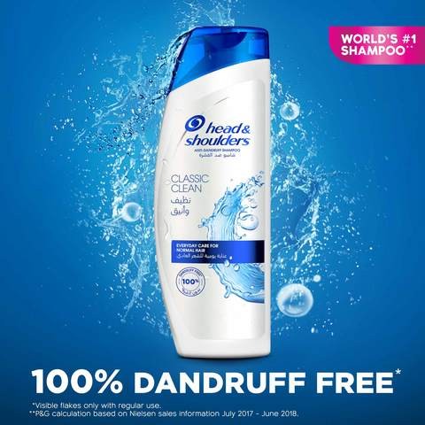 Head & Shoulders Elegant Clean Anti-Dandruff Shampoo 400ml