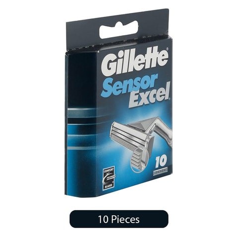 Gillette Excel Sensor Blades 10 Pieces