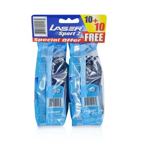 Laser sport 2 device with long handle 10 pieces + 10 free