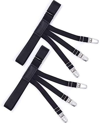 NewSense Men's Adjustable Shirt Suspenders Keep Laces