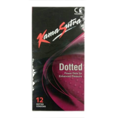 Kama Sutra Dotted Condom, 12 Pieces