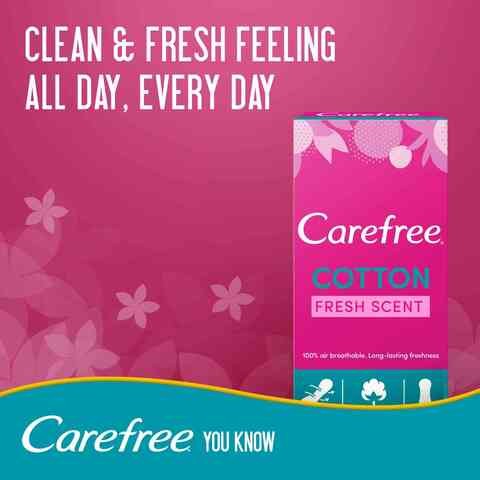 Carefree Pack of 20 Pads, Fresh Scent