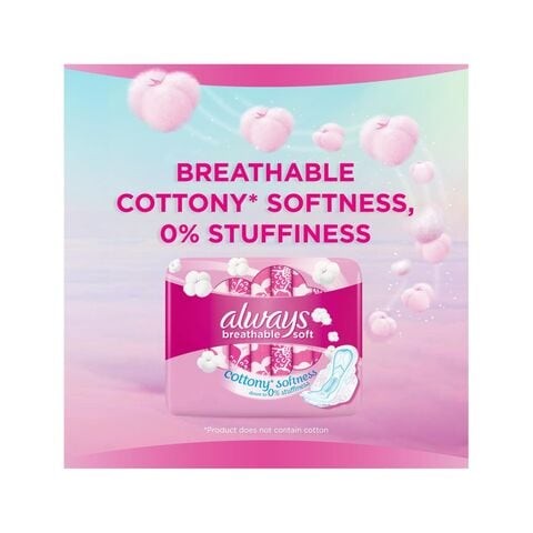 Always Maxi Thick Sanitary Pads With Wings 10 Pieces