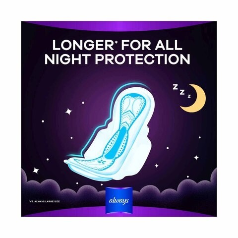 Always Night Wings Sanitary Pads 8 Pieces