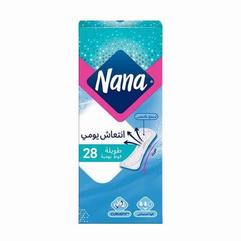 NANA PANTY LINERS LONG 28S