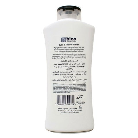 Bioskin Care Papaya Shower Cream 750ml