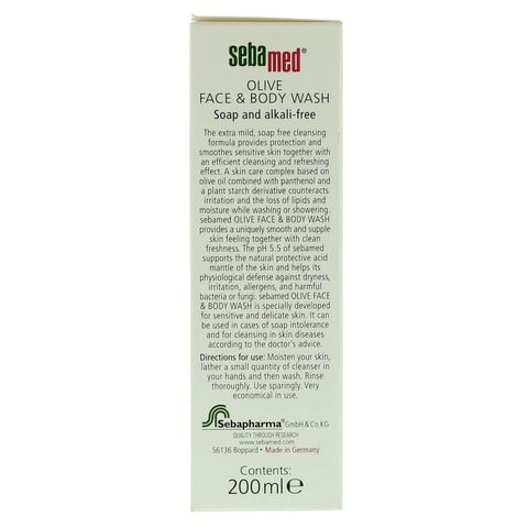 Sebamed face and body wash 200 ml