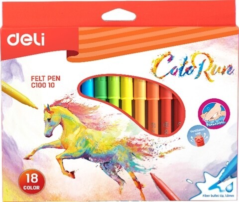 Deli Colored Pencils 18 Pieces Set