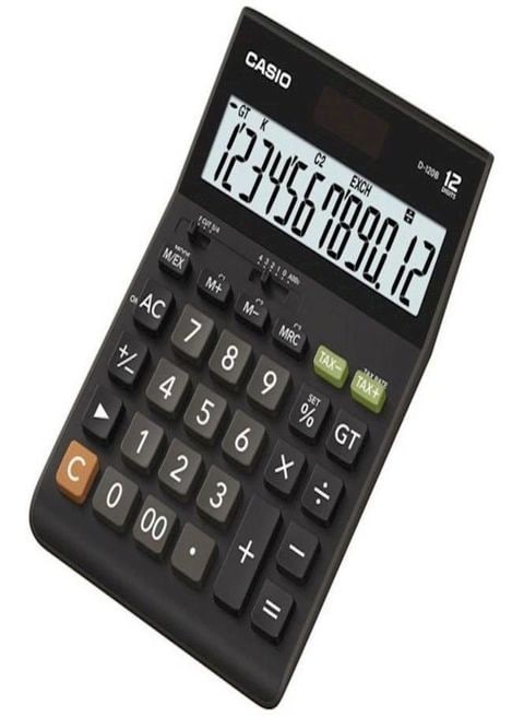 Casio Basic Calculator 12 Digits Black