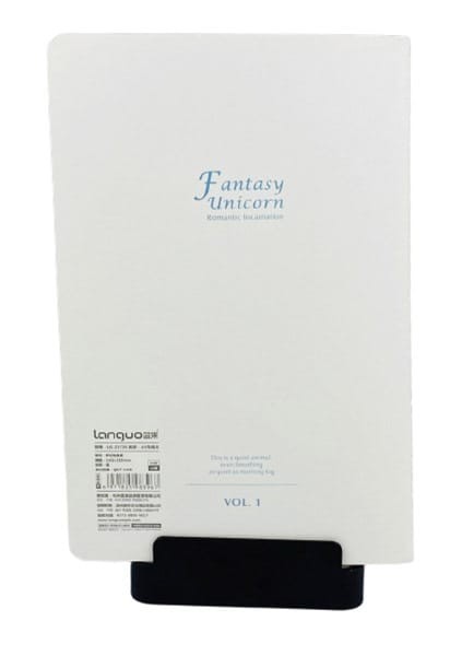 Languo A5 Stationery Writing Notebook with Fantasy Unicorn Design.(White)