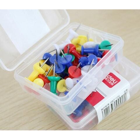 Aiwanto 35 Push Pins 1 Box Paper Pins Paper Clips Stationary