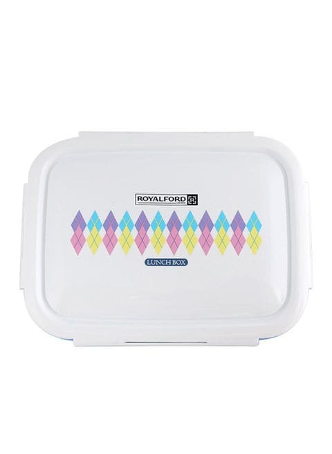 Royalford Lunch Box - Blue/White