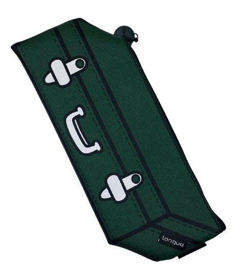 Languo Pencil Case with Briefcase Design (Green)