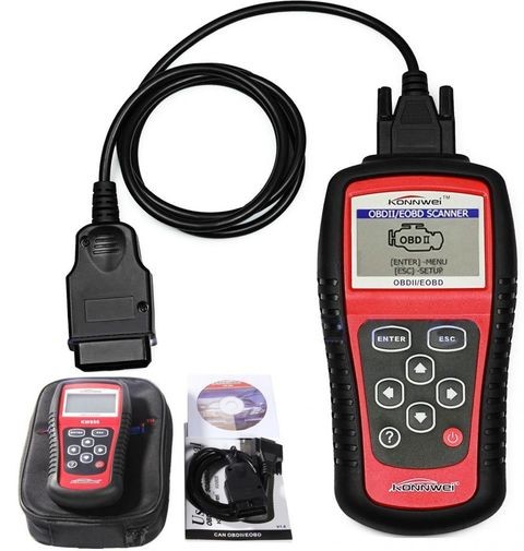 Conwy - Konway Kw808 Obd2 Scanner Eobd Auto Code Reader Same Function as MS509