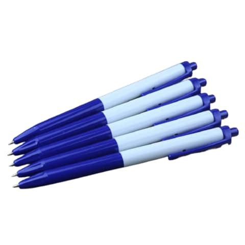 Alyssa Set of 20 Ballpoint Pens, 0.7 mm (Blue)