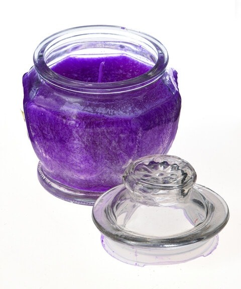 Hexa Fragrance Jar Glass with lid