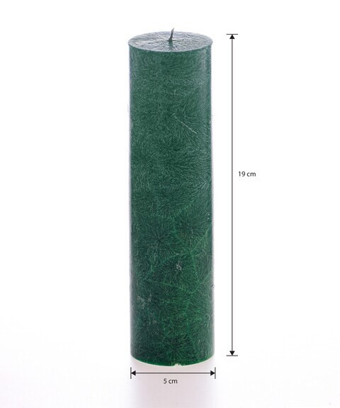 Green Pillar Candle