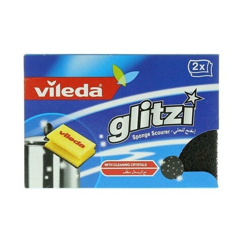 Vileda Glitzy Dish Scrub Sponge - 2 Pieces