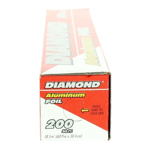 Aluminum foil 200 square meters of diamond feet