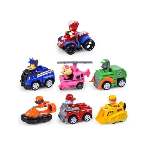 ALISSA-Patrol Toys Set Dog Puppy Patrol Rescue Car Action Figures Model Toy Chase Ryder Vehicle Car Kid Toy.