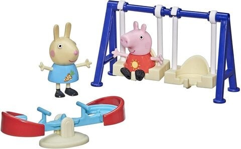 Peppa Pig Peppa's Adventures Peppa's Outside Fun Preschool Toy, with 2 Figures and 3 Accessories