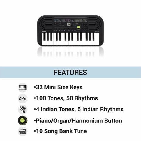 Casio Electronic Keyboard (SA-47)