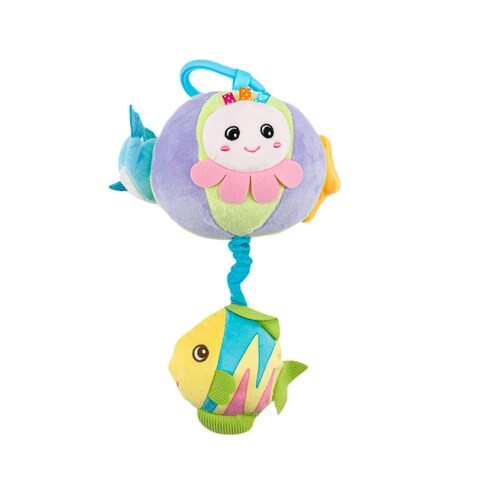 Hanging Plush Stuffed Soft Baby Rattle Toys