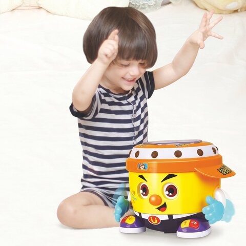 HULA Multifunctional Musical Toys Electronic Robot Toy With Music And Lights