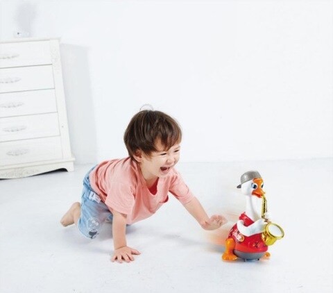 Hula - Children's Play Goose Saxophone - Red