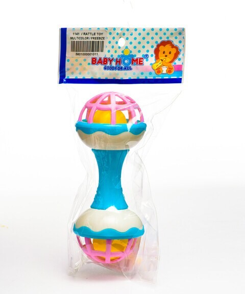 Baby Home Rattle - Pink & Blue