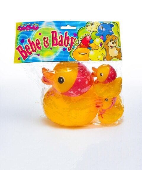 Tiny Hug Duck Bath Toy Set Yellow - Pack of 3