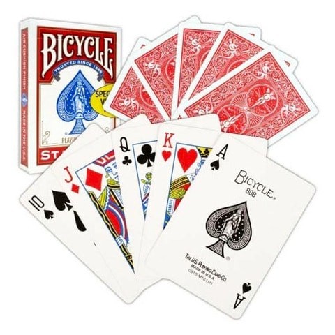 Bicycle poker playing cards from USA