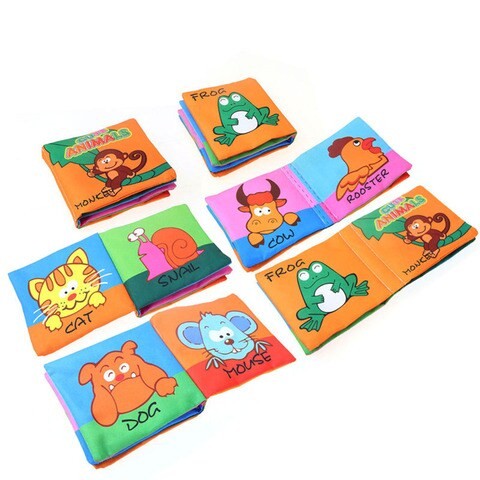 6 piece children's cloth books