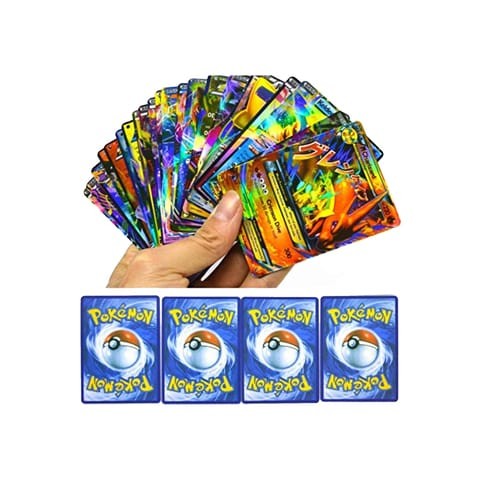 Doreen EXGX Trading Card Game for Kids Mega Trainer Energy, Card Battle Game - 100 Pieces