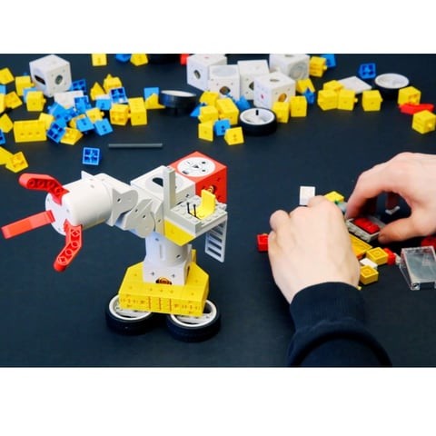 Tinkerbots Twister and Cube - Interactive Programmable Educational Robots (Toy) - Compatible with (LEGO) for Kids and Adults