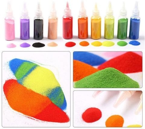 Samdon Handmade 12pcs/lot Kids Sand Painting Set (Random Card)