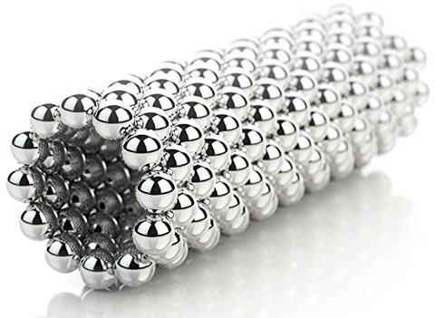 216 magnetic 2.5 mm pieces (silver)